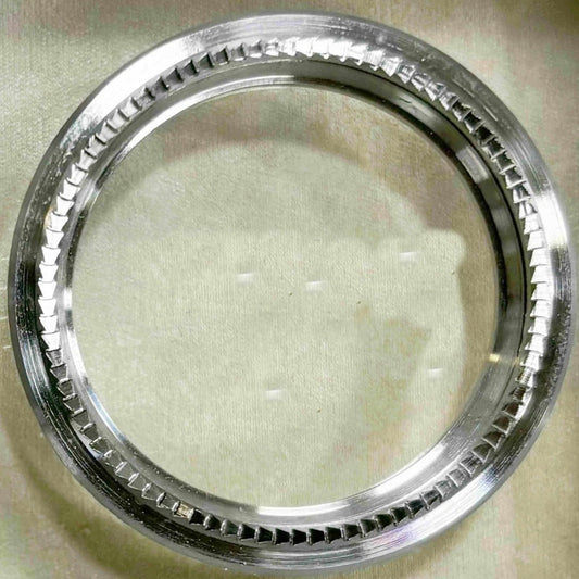 Blue+Silver Daytona T-Shaped Square Diamond Moissanite Watch Bezel Fit For 116599