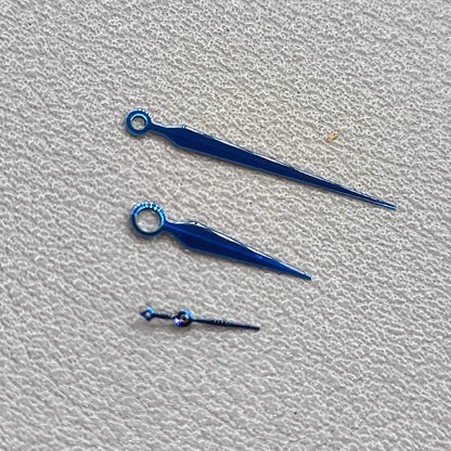 10×16×4.5mm Polished BLUE Watch Hand Set for Shanghai JHB03 Movement