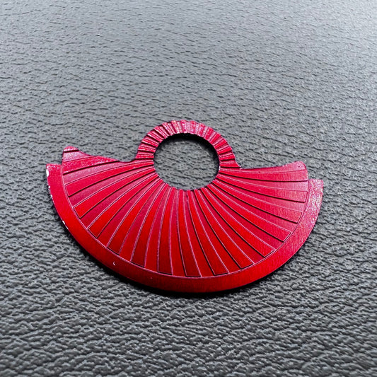 Red Oblique Wave Metal Rotor Oscillating Weight Overlay Fit for Movement NH35 NH36