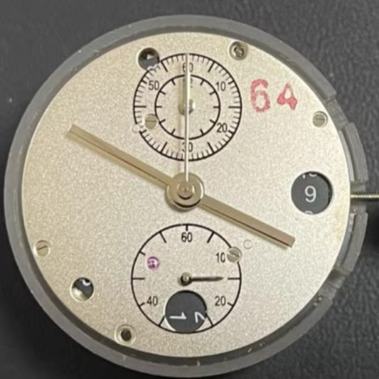 Dandong Factory SL4630 black disk watch part with mechanical movement for repairs and upgrades