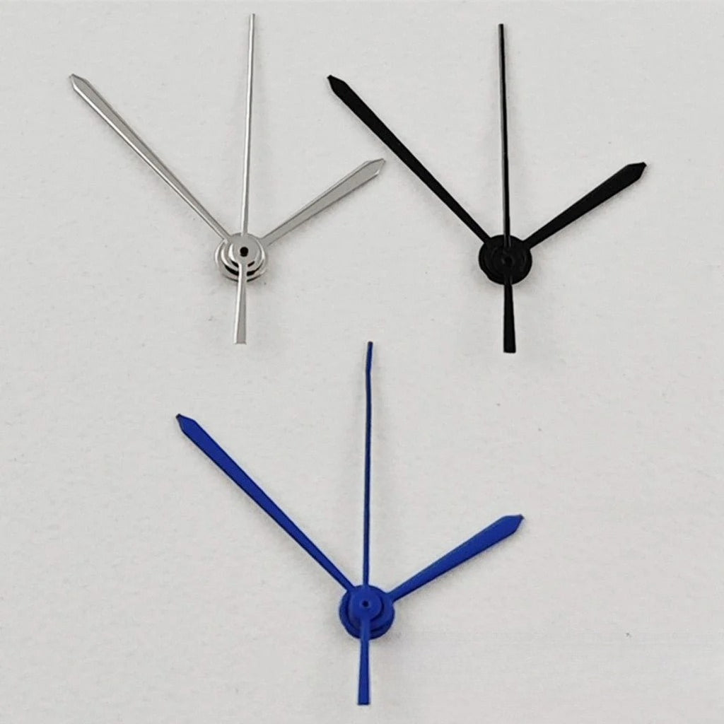 Silver Black Watch Hands Pointer No Luminous for NH35 NH36 NH38 NH39 NH70