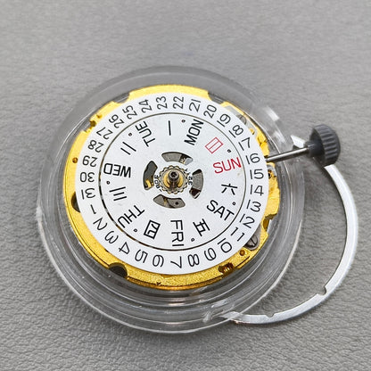 Genuine Golden Miyota 8200 8215 Day Date Automatic Mechanical Movement