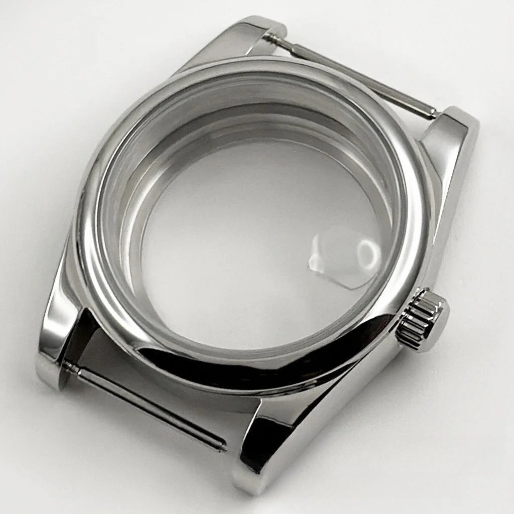 36MM/40MM Round Bezel Watch Case Sapphire Crystal for NH34 NH35 NH36 ETA2824