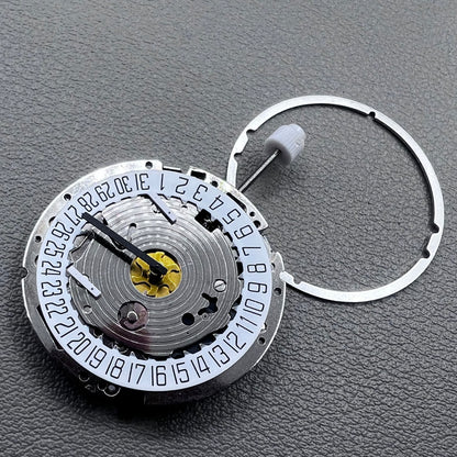 ISA 8161 Quartz Movement Date@6 White Disk 6 Hands ISA 8171 Replacement