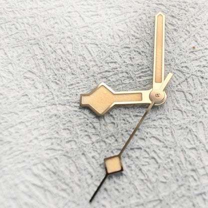 Snowflake C3 orange lume watch hands, designed for NH34-NH70 movements, high visibility.