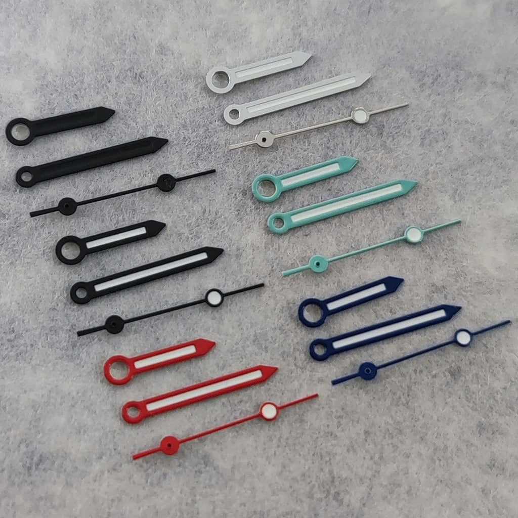 C3 Green Luminous  Watch Hands Pointers For NH34 NH35 NH36 NH38 7S26 4R35 4R36
