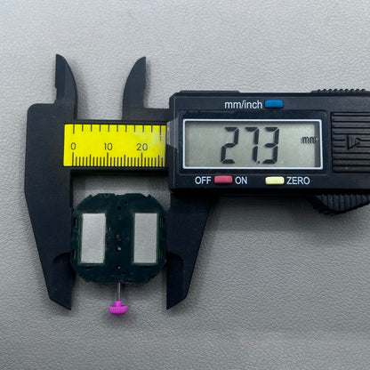 Japan T240 quartz watch movement with 3 hands and digital display, perfect for precise timekeeping accessories.