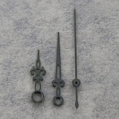 Black NH35 Hands Polished Snowflake Watch Hands Pointers For NH35/NH36/4R/7S