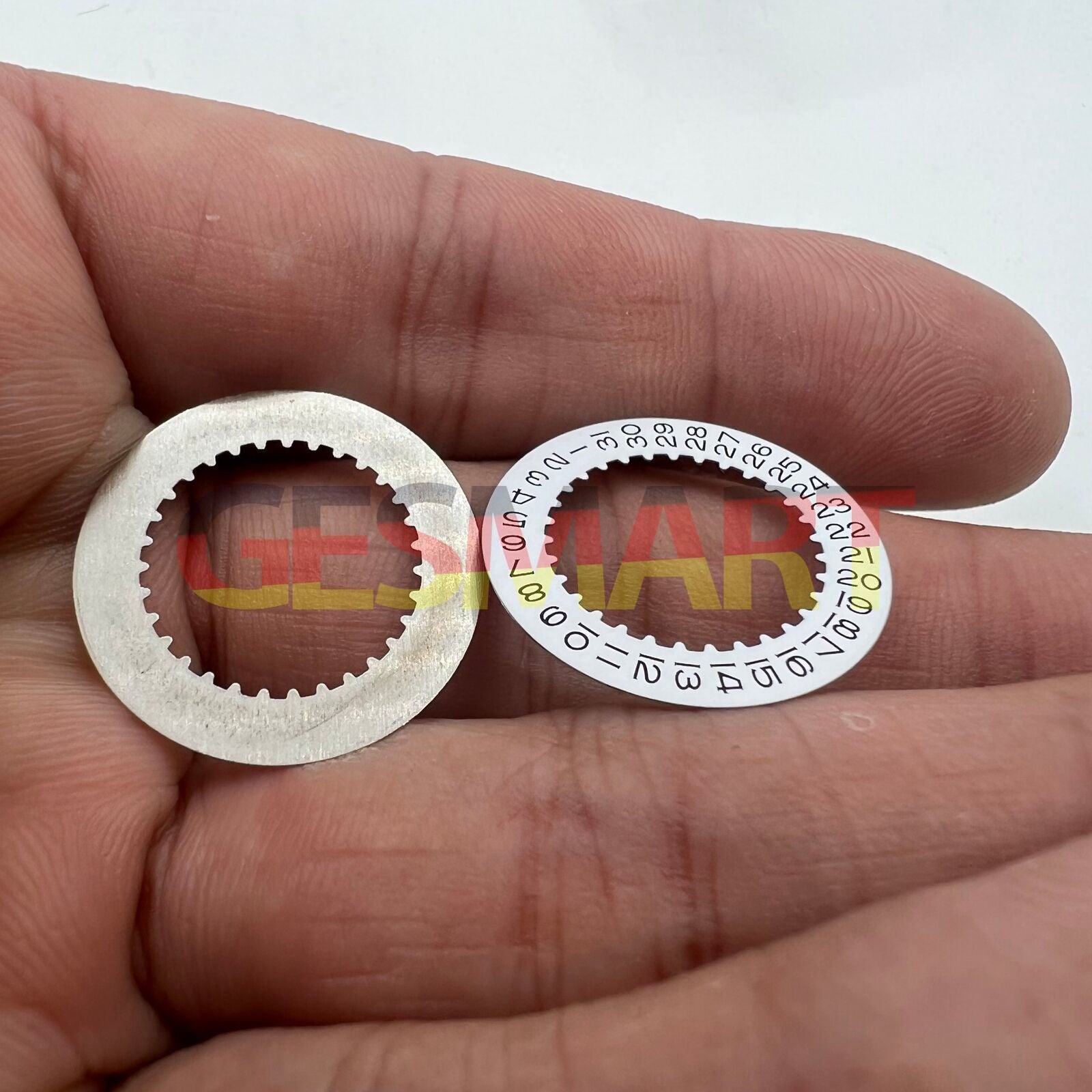 White date disk wheel for RLX 3235 movement, precise replacement for Rolex watch repair accessories.