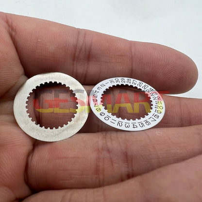 White date disk wheel for RLX 3235 movement, precise replacement for Rolex watch repair accessories.