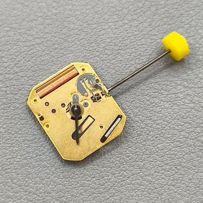 Swiss ISA 125 Golden Watch Quartz Movement With Watch Stem