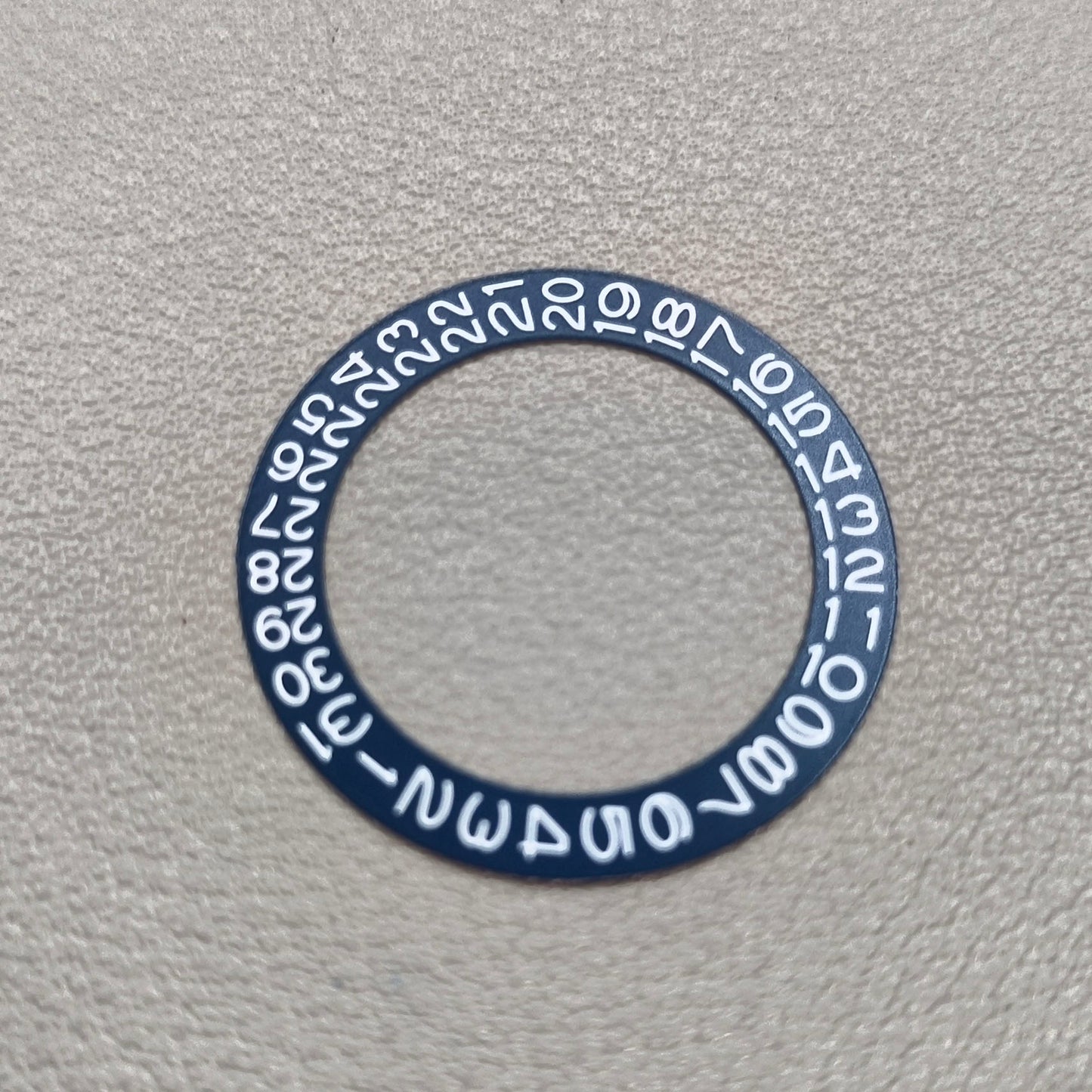 Denim Blue Background Date Disk Wheel Overlay for NH35 NH36 Movement Date@3