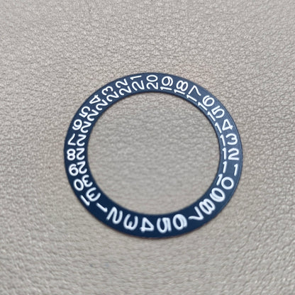 Denim Blue Background Date Disk Wheel Overlay for NH35 NH36 Movement Date@3