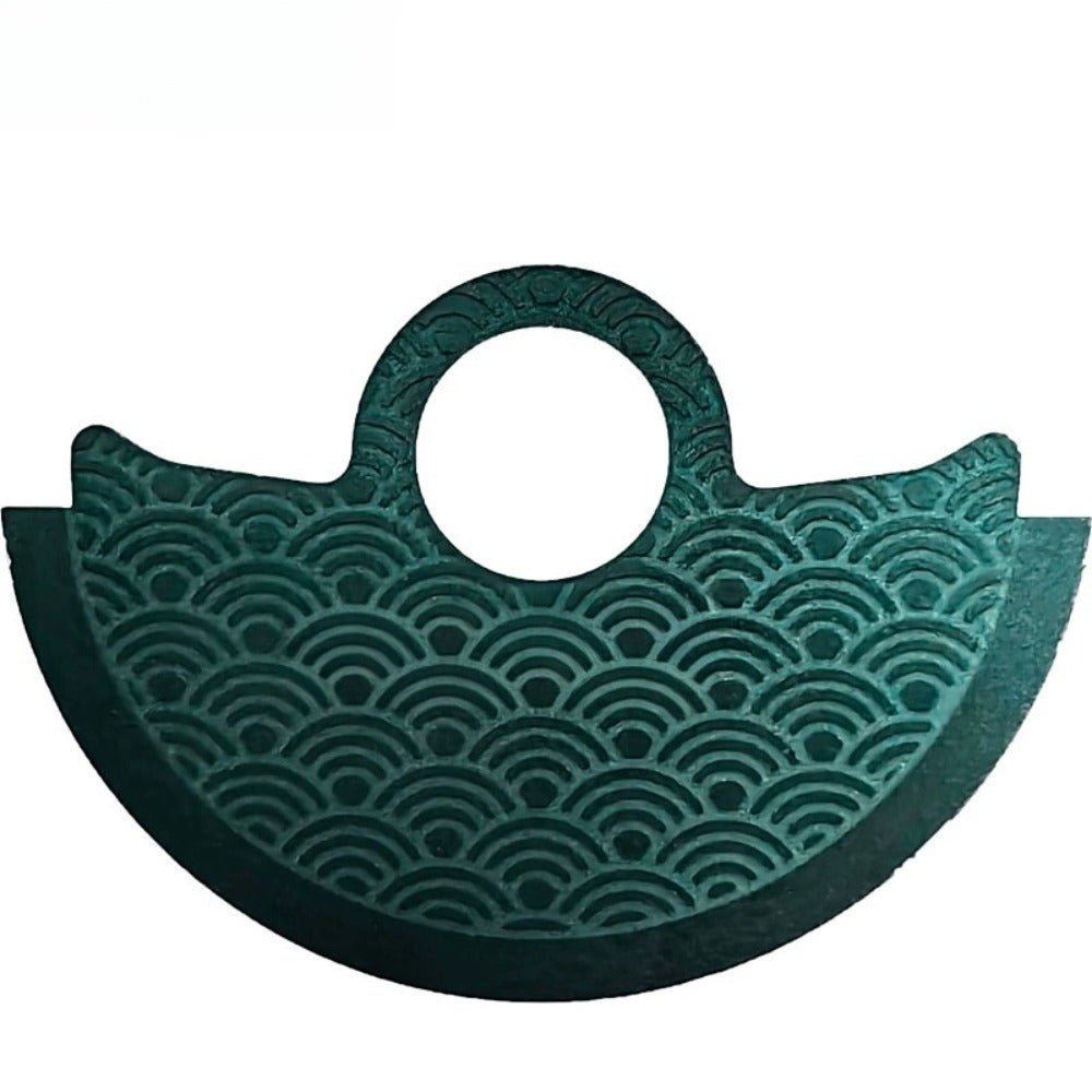 Dark Green Wave Metal Rotor Oscillating Weight Overlay Fit for NH35 NH36