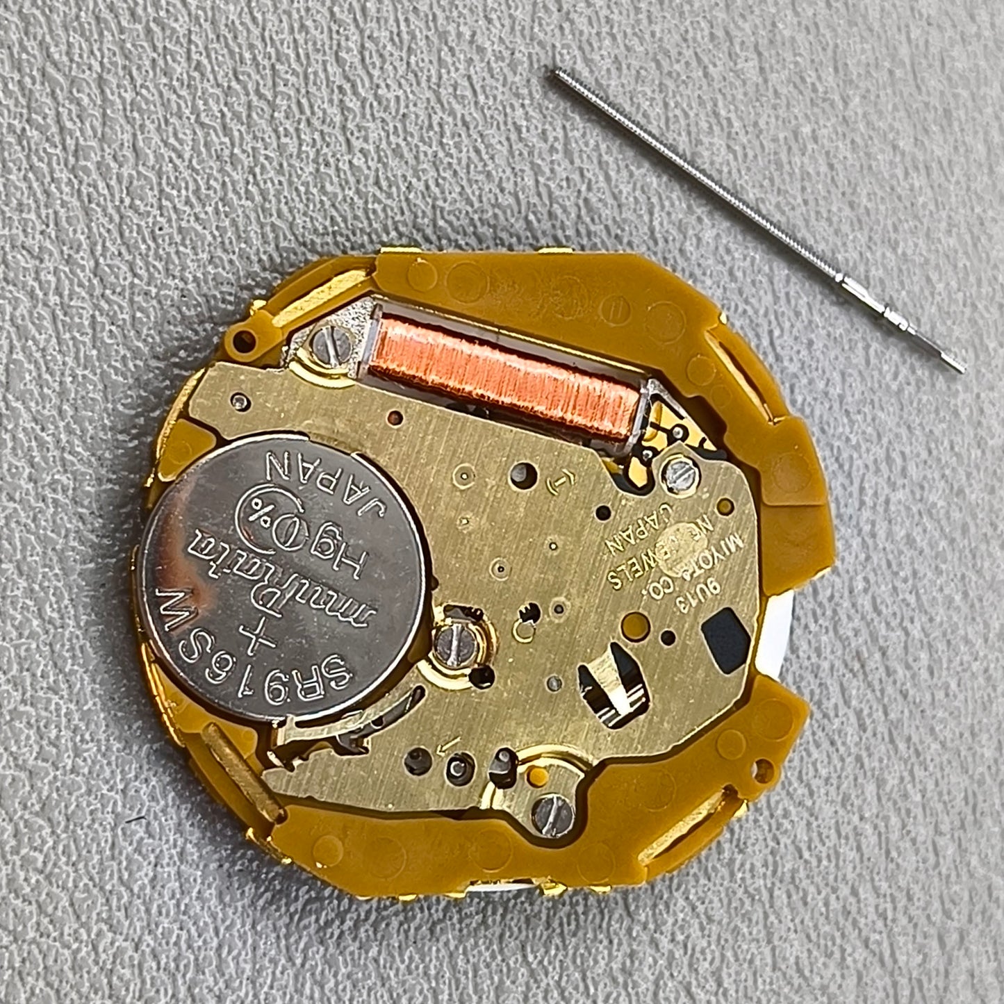Japan Miyota 9U13 Quartz Movement Date@6 White Disk