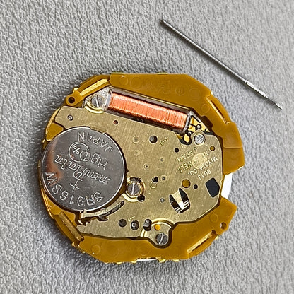 Japan Miyota 9U13 Quartz Movement Date@6 White Disk
