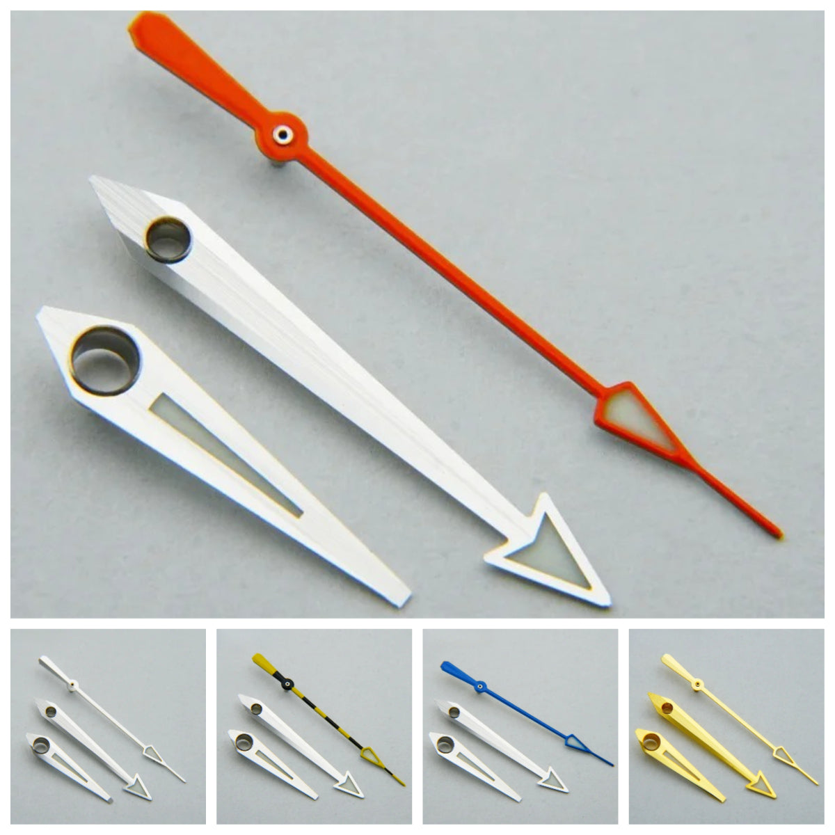 Modified Multicolor Watch Hands for OMEGA Luminous Cal. 2824/2892