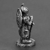 Viking Swordsman Silver Copper Trinket Vintage Hand Carved Bronze Model Figurines