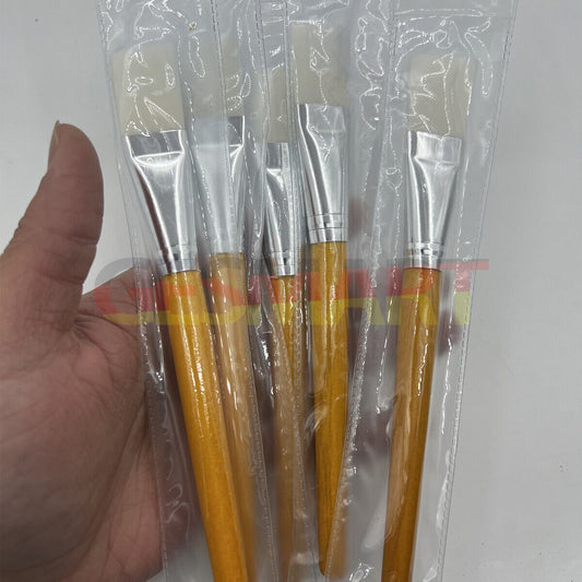 Wooden handle antistatic dust cleaner brush for delicate watch repair cleaning.