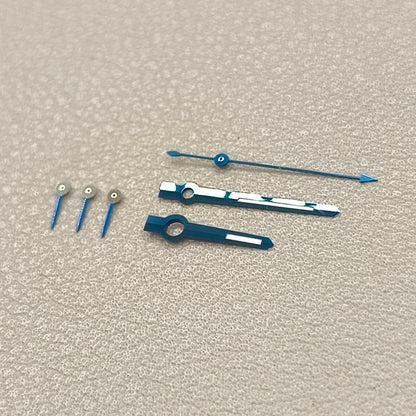 6 Pins Blue Trim Watch hands For Daytona Luminous Fit Cal. 4130/4131 Watch Needles