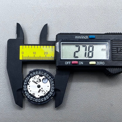 Japan VR32B Black Disk Multifunctional Watch Quartz Movement