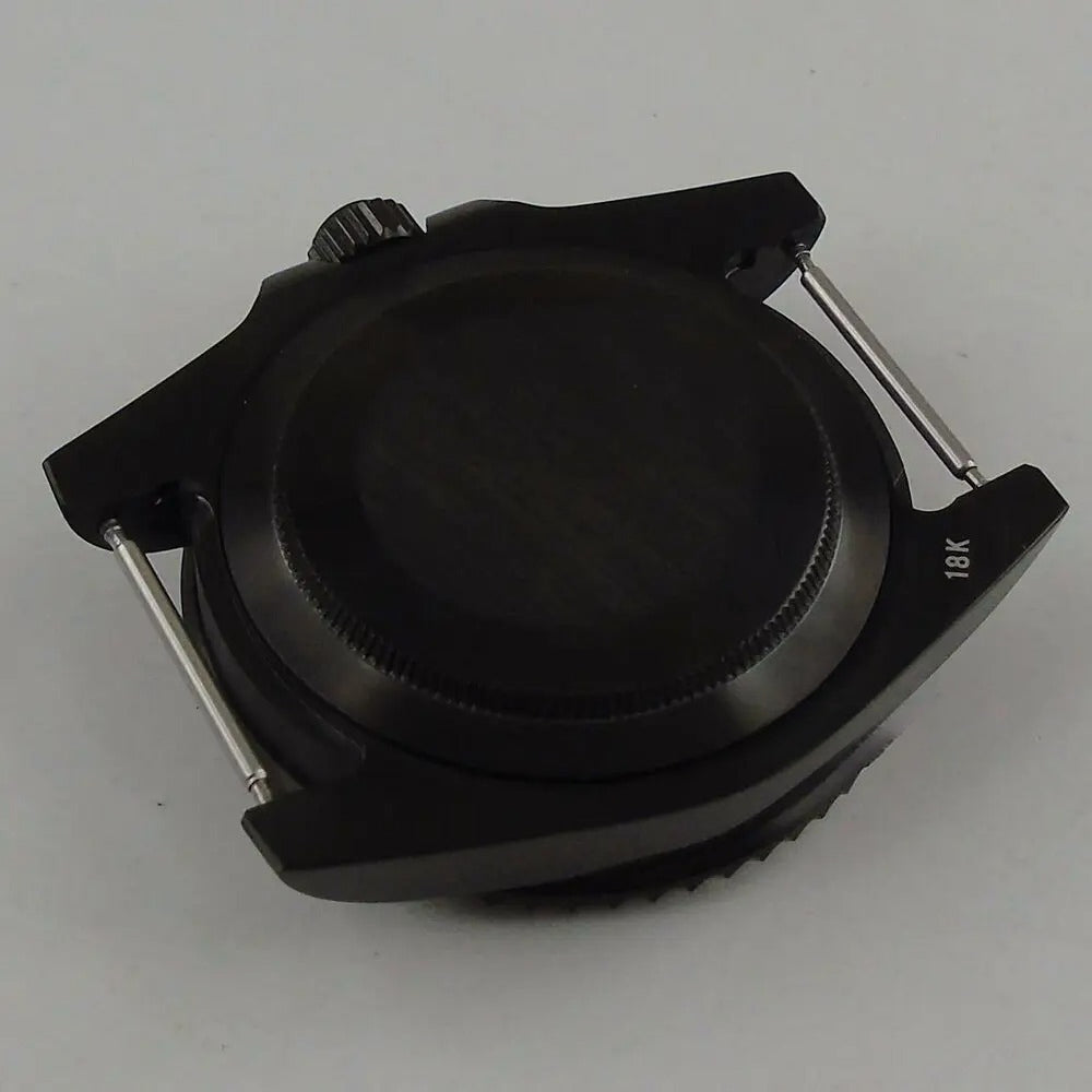 40mm Sapphire Glass Ceramic PVD Watch Case Fit Eta 2824 2836 Miyota NH35 NH36