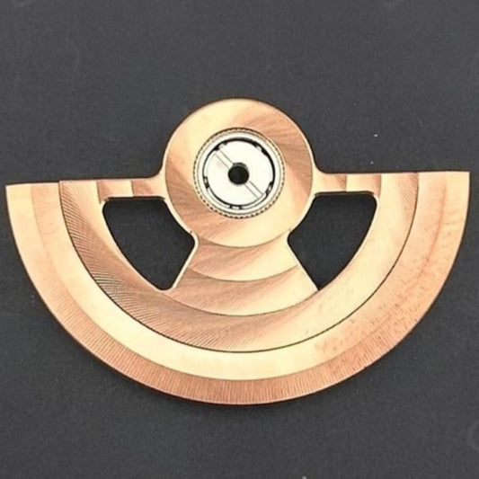 Modified Rose Golden Hollow Ripple Rotor Oscillating Weight for NH35 NH36 Movement