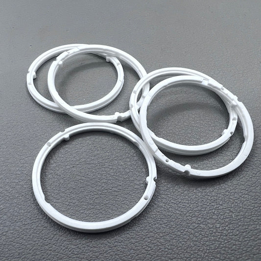 Set of 5 watch case mount spacer rings compatible with ETA 2824 2836 2846 movements for precise fitting.