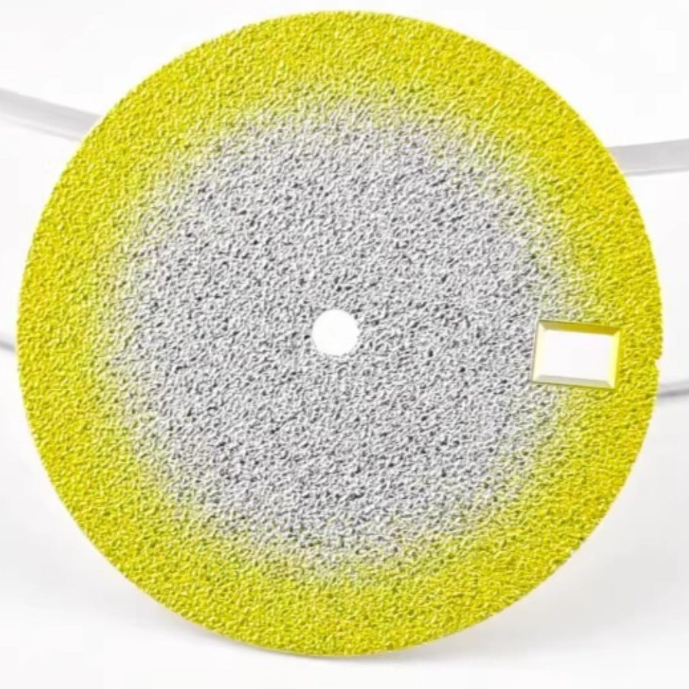 28.5mm Gradual Yellow Modified Matted Watch Dial Fit for ETA2824 Movement