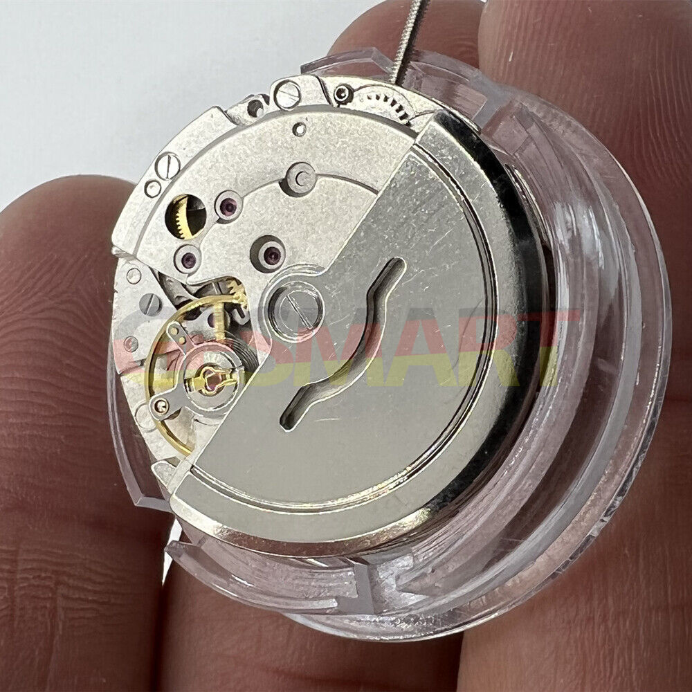 Dandong Silver automatic watch movement with second stop function for precise mechanical timekeeping.
