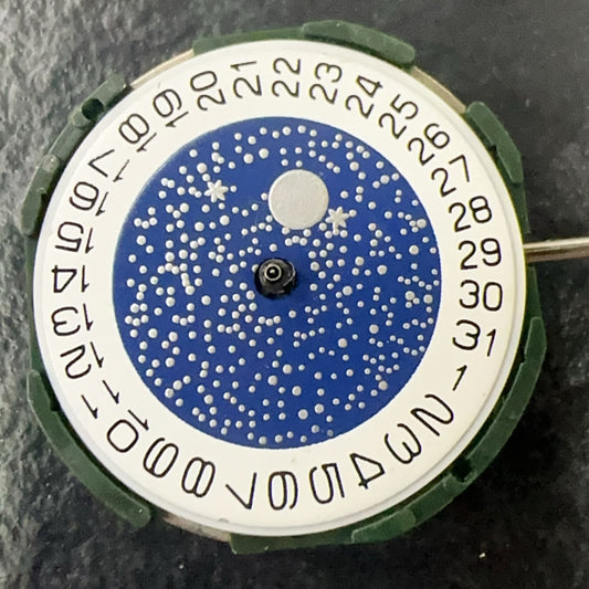 Modified Japan Made Miyota 2115 Quartz Movement Single Calendar with Moon Phase