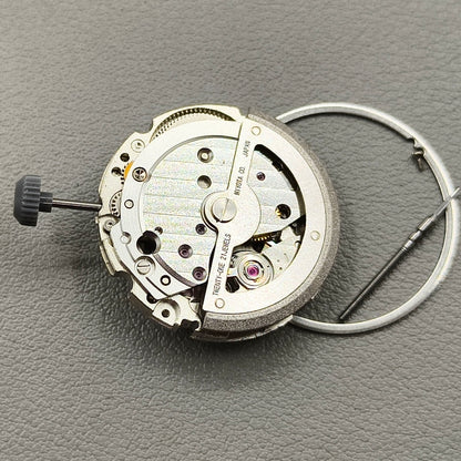 Japan Silver Hollow Miyota 8245 Automatic Mechanical Movement 2 Hands
