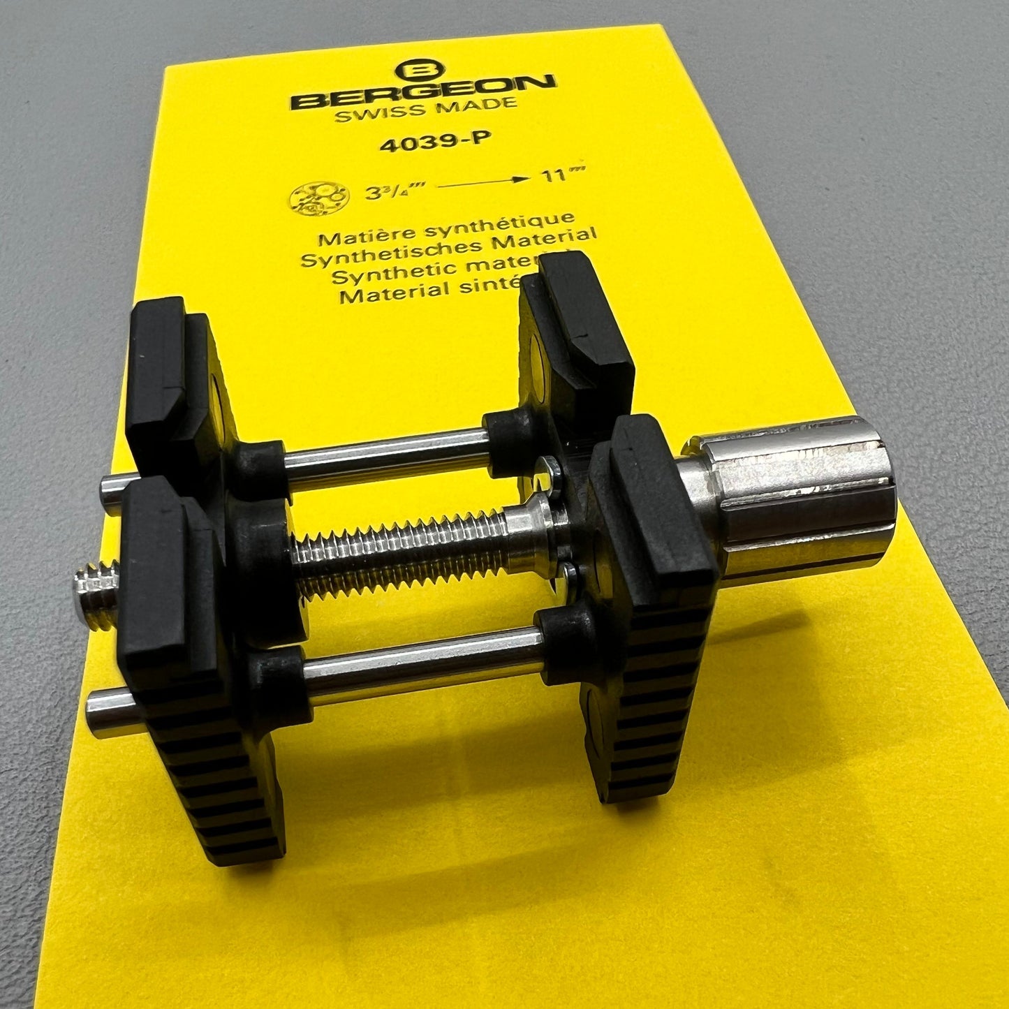 Bergeon Swiss 4039-P Bewegungs Halterung synthetisch erweiterbar umkehrbar