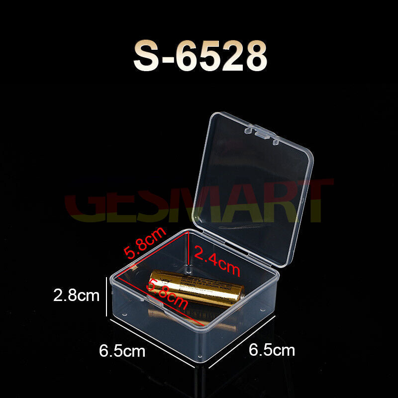 Compact 5pcs mini square toolbox set, 2.8x6.5x6.5cm storage cases with hinged lids for small watch accessories organization.