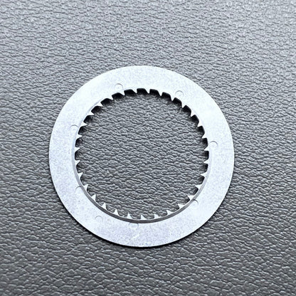 Golden Character date wheel with black background for NH35 NH36 watch movement, date display at 3 o?clock.