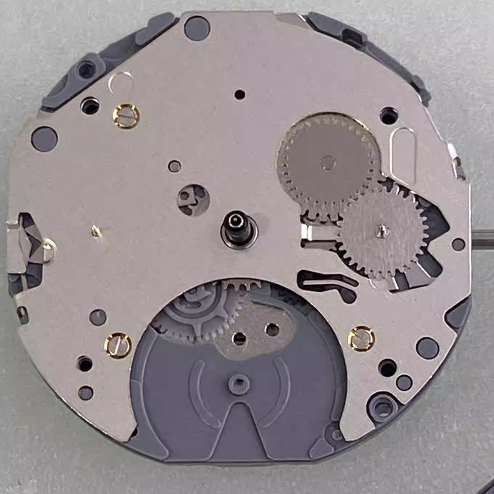 Japan Made Miyota 6P75 quartz movement watch part with high cannon, small second at 3/6/9, precise timekeeping.