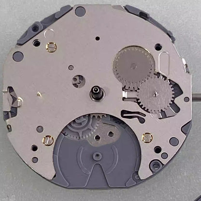 Japan Made Miyota 6P75 quartz movement watch part with high cannon, small second at 3/6/9, precise timekeeping.