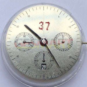 China Made Dandong 7750 7753 Automatic Mechanical Movement Single Calendar At 6