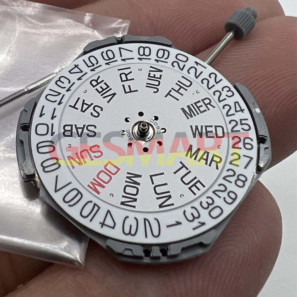 Miyota GR02 Japan made quartz watch movement, high-precision replacement for 1S13 model, reliable timekeeping.