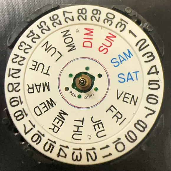 New Japan Made V733C Quartz Movement Double Calendar Watch Part