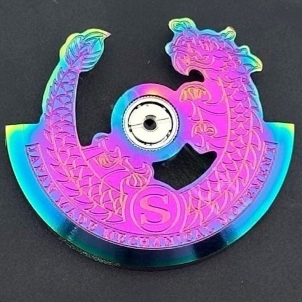 Modified Rainbow Dragon S Carved Rotor Oscillating Weight for NH35 NH36 Movement