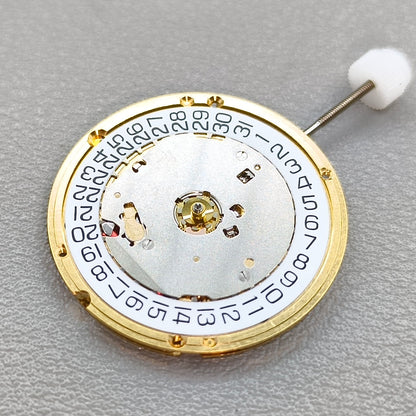 Swiss ETA 255.411 Quartz Movement 3 Hands White Disk