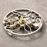 China Made Dandong Silver Hollow Automatic Mechanical Movement DX8303