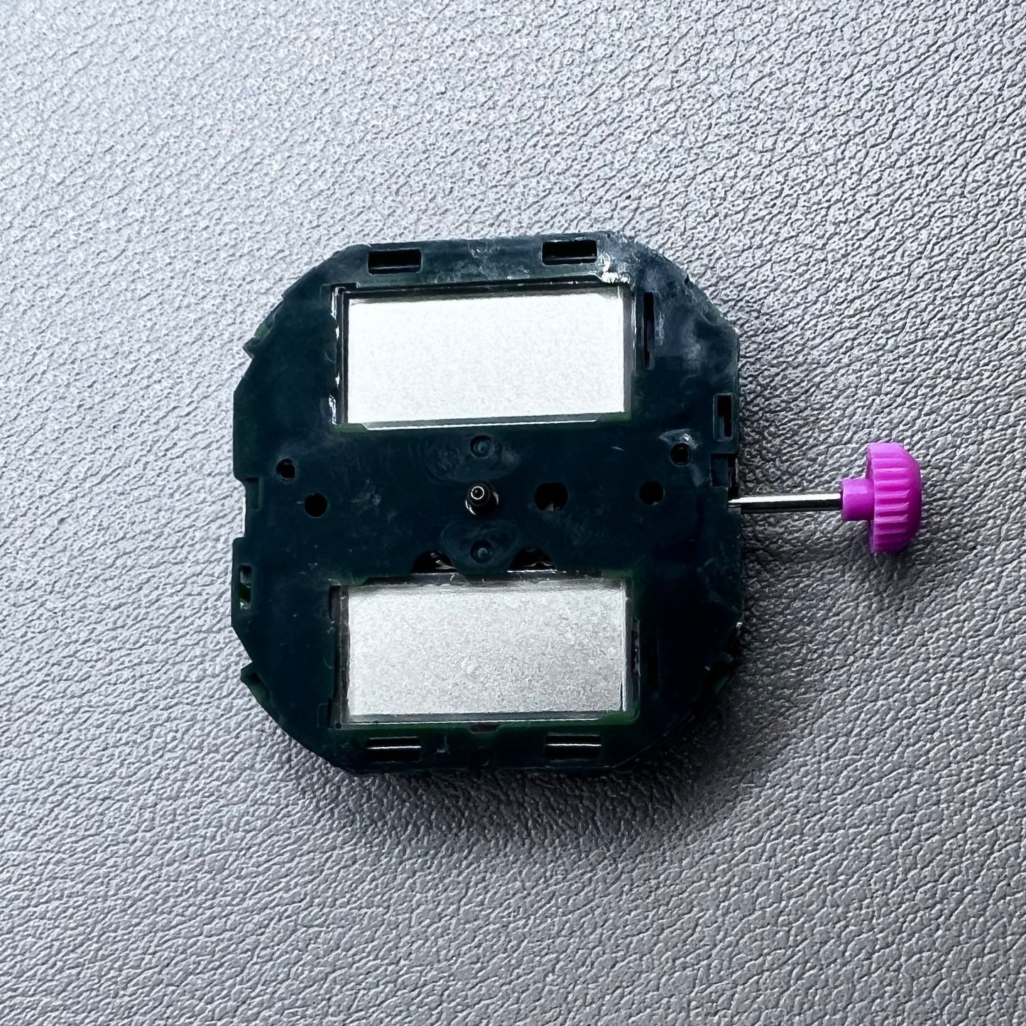 Japan T240 quartz watch movement with 3 hands and digital display, perfect for precise timekeeping accessories.