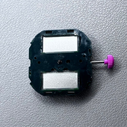 Japan T240 quartz watch movement with 3 hands and digital display, perfect for precise timekeeping accessories.