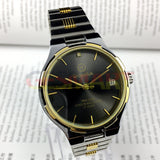 37mm Qionghua Steel Manual Mechanical Watch 17 Jews Black Dial Single Calendar