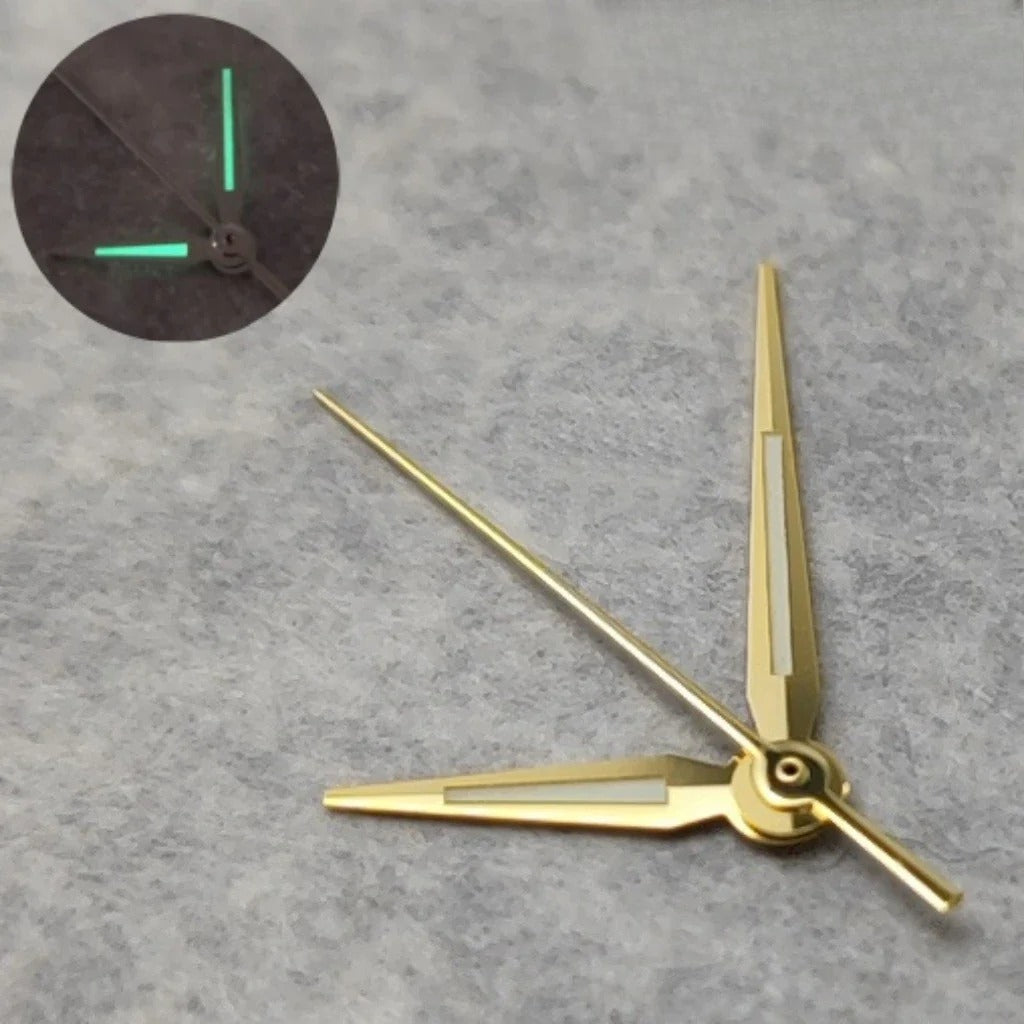 C3 Green luminous Multicolor Watch Hands for NH34 NH35 4R35 NH36 4R36 Movement