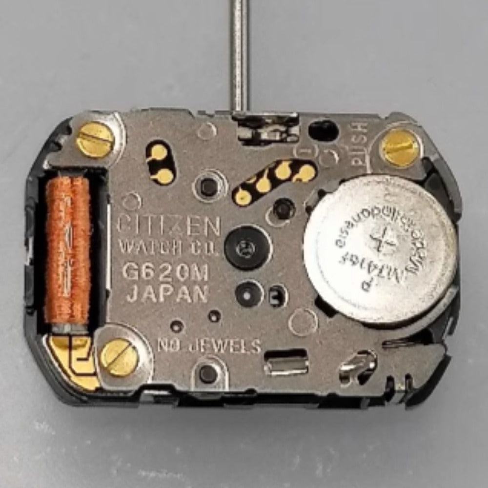 Citizen G260M Eco-Drive solar watch movement with quartz precision for reliable timekeeping.