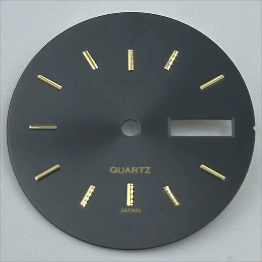 Black 28.5mm Golden Nail Datejust dial, no lume, compatible with 2305 movement.