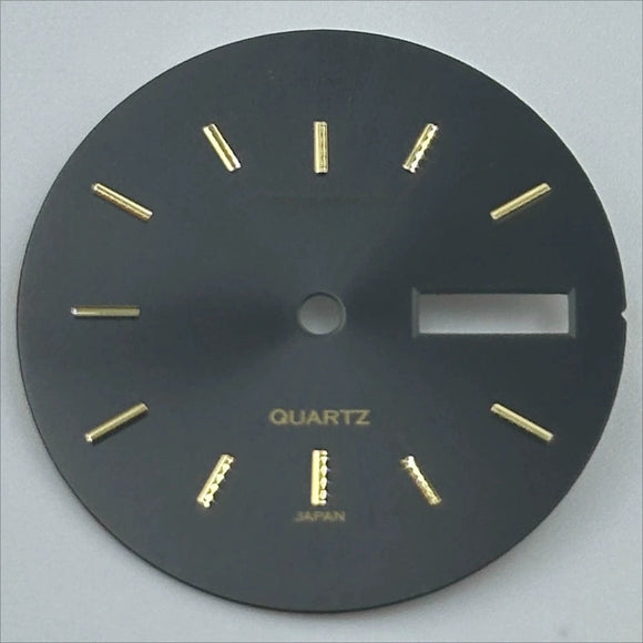 Black 28.5mm Golden Nail Modified Datejust NO Lume Watch Dial for 2305 Movement